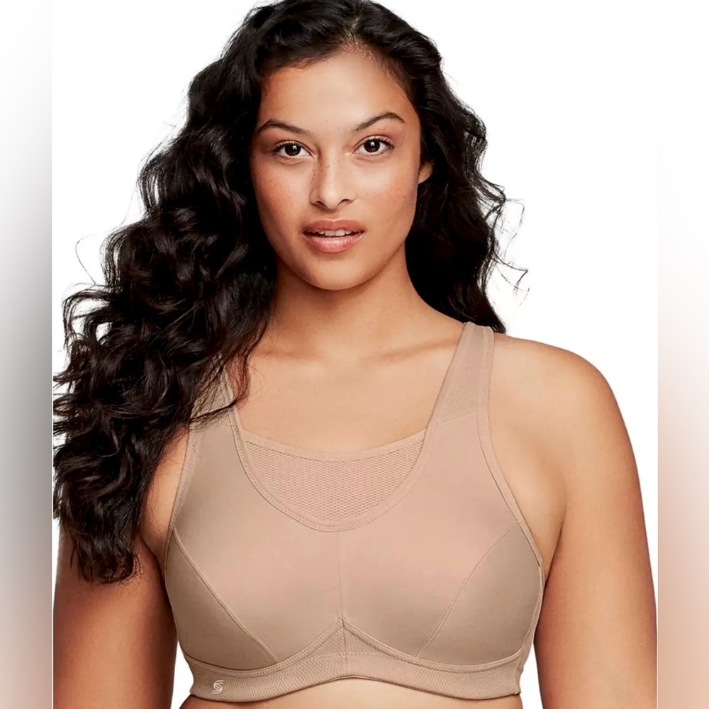 Glamorise 36C Nude No Bounce Sports Bra! NEW! - Picture 2 of 16